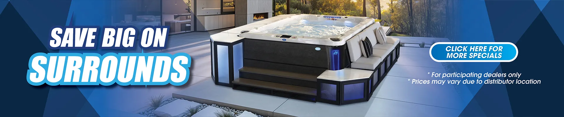 Calspas hot tub being used in a family setting - Kirkland