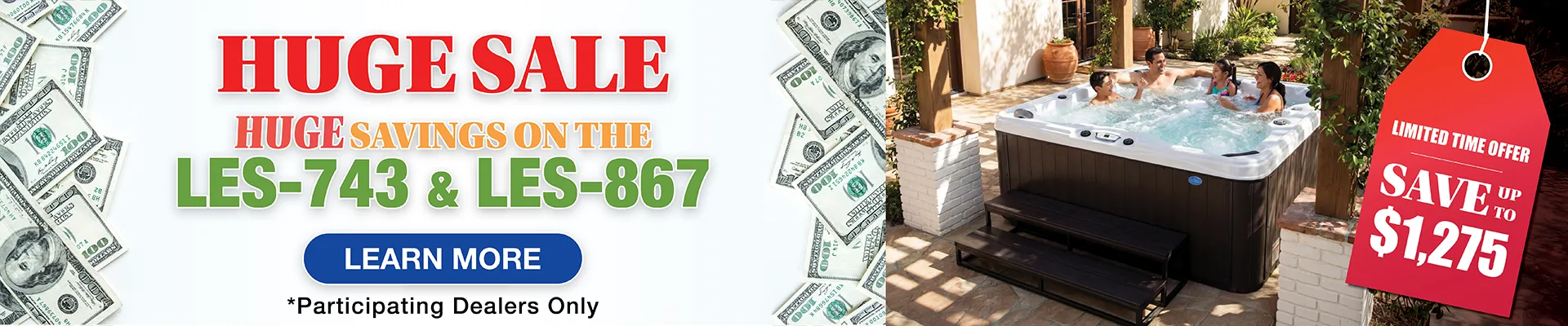 Calspas hot tub being used in a family setting - Kirkland